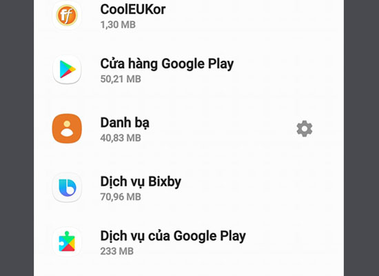 Xóa cache và data của Google Play Services